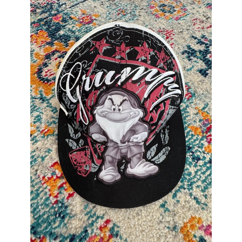Disney Snow White Grumpy Hat One Size‎ Missing Top Button